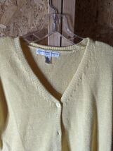 Josephine Chaus medium size knit ramie/ cotton blend short sleeve cardigan - €17,02 EUR
