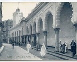 Alger La Rue de la Marine Postcard Algiers Algeria Algerie 1930&#39;s - £14.32 GBP