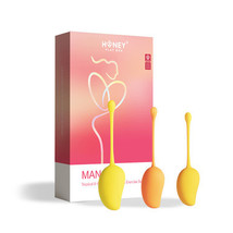 Honey Play Box Mango Tropical Weighted Kegel Ball 6-Piece Exercise Set Assorted  - £53.99 GBP
