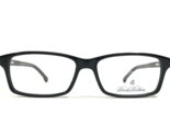Brooks Brothers Eyeglasses Frames BB730 6000 Black Silver Rectangular 53... - $84.13