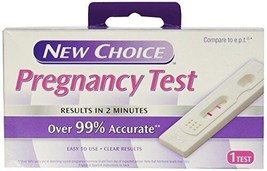 New Choice Pregnancy Test - 99% Accurate Cassette Test Kit - $2.49
