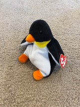 Ty Beanie Baby Waddle - MWMT (Penguin 1995) - £6.03 GBP