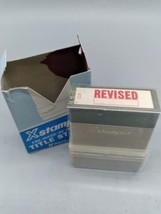 NEW  1219 Xstamper Pre-inked Shutter Stamp &quot;Revised&quot; - £11.49 GBP