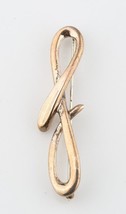 Authentic Tiffany &amp; Co Elsa Peretti Letter F Brooch Alphabet Collection ... - £176.58 GBP