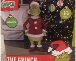 The Grinch 4 Ft Animated Character Talks, Dances and Sings Christmas - $142.55