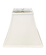 Royal Designs BSO-715-10WH Square Bell Basic Lamp Shade, 5&quot; x 10&quot; x 9&quot;, ... - £40.25 GBP