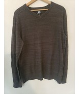 BANANA REPUBLIC BROWN V-NECK PULLOVER SWEATER 100% COTTON SIZE XL Warm W... - $21.57 CAD