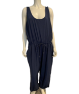 Abercrombie &amp; Fitch Navy Blue Sleeveless Scoop Neck Jumpsuit Size XXLP - €24,36 EUR
