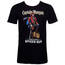 Captain Morgan Spiced Rum Tee Shirt Black - £27.96 GBP+