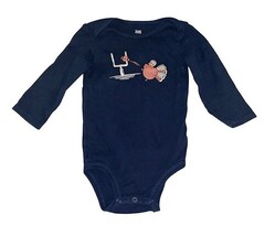 Carter's Baby Bodysuit Lot 3 12 Months Christmas Turkey Long Sleeve image 3
