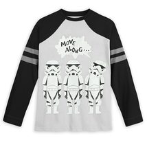 STAR WARS Stormtroopers Long Sleeve Baseball T-Shirt for Boys, Size M (7... - £19.54 GBP