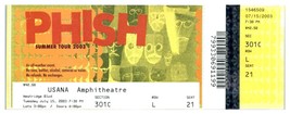 Phish Untorn Concierto Ticket Stub Julio 15 2003 Sal Lago Ciudad - £33.93 GBP