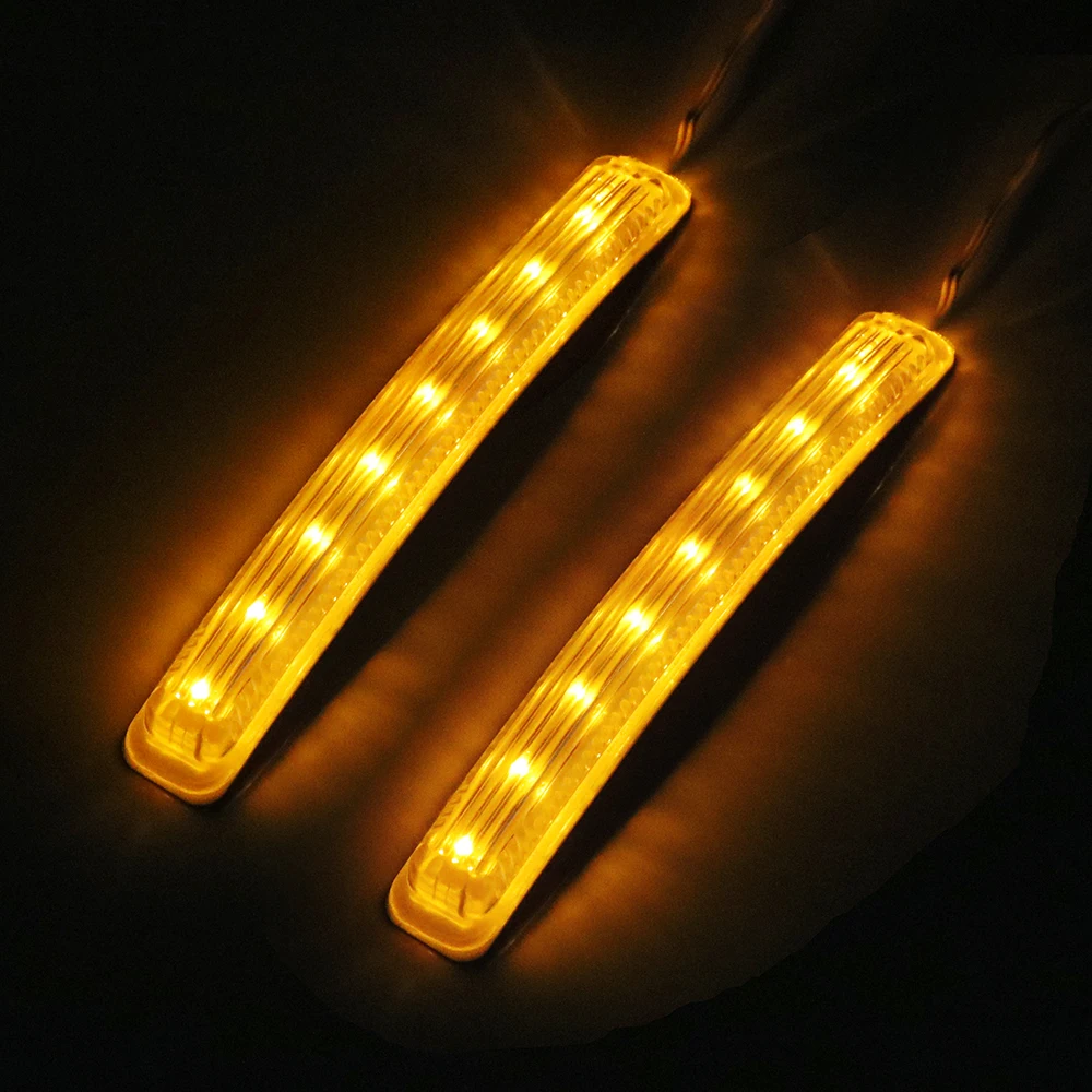 2 Pcs LED Turn Signal Light Car Rearview Mirror Indicator Lamp Soft Flashing FPC - £114.89 GBP