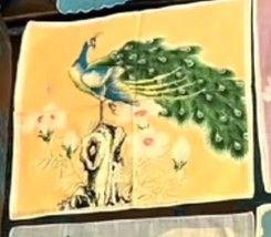 Chinese Vintage Handkerchief / Art / Decoration - $29.78