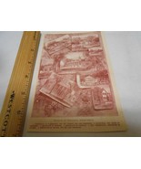 vintage page late 1800&#39;s Homes of Eminent Americans rare collectible photo  - $9.85