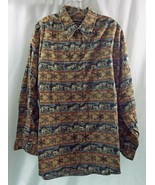 PreOwned Field and Stream Long Sleeved Collared Button Down Shirt Size XL - $328.14 MXN