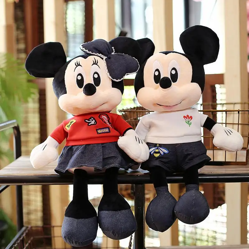 Game Fun Play Toys 60-100cm  Couple Mickey Mouse Minnie Doll Plush Game ... - £50.21 GBP
