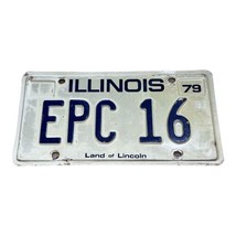 1979 Illinois Collectible License Plate Original Tag EPC 16 Customized V... - £10.11 GBP