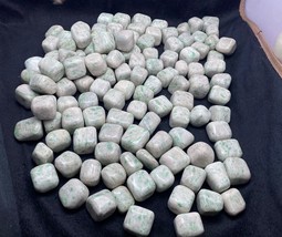 Top Quality Green Saussurite Tumbles healing crystals palm worry wholesa... - £137.70 GBP