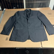 Kenneth Cole Reaction Men&#39;s Black Striped Suit Jacket 42R, Blazer Sport ... - $24.75