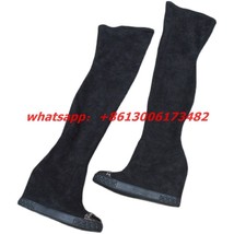 design woman inner heel  toe over knee high boots inner wee heel woman thigh hig - £176.87 GBP