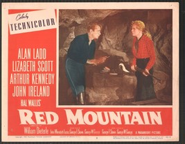 Red Mountain 11&quot;x14&quot; Lobby Card #3 Alan Ladd Lizabeth Scott - £26.82 GBP