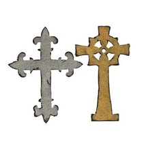 Sizzix 658245 Bigz Die Ornate Crosses by Tim Holtz, Multicolor - £20.11 GBP