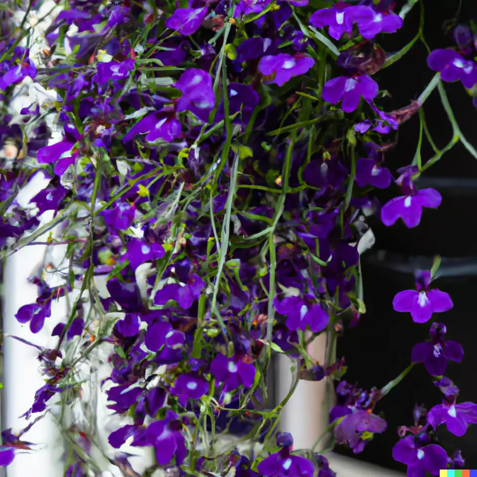 Purple Trailing Lobelia Flower 600 Seeds From US - $9.99