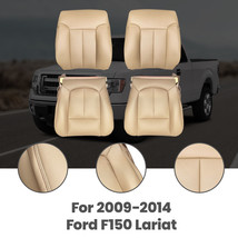 Driver Passenger Leather Seat Cover for Ford F150 Lariat 2009-2010-2011-2014 - £73.59 GBP