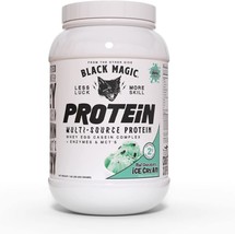 Black Magic Multi-Source Protein - Mint Chocolate Ice Cream - Pre Workout and Po - £65.38 GBP