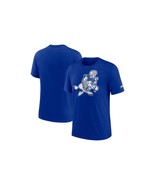 Dallas Cowboys NFL Nike Rewind Logo Tri-Blend Tee Royal Size S, M - £23.18 GBP