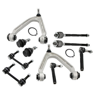 10x Front Control Arm Ball Joint Tie Rod Sway Bar Link L&R for Hummer H3 06-10