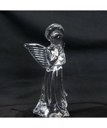 Praying Angel Figurine Lefton Clear Art Glass Statue  8&quot; Tall - $48.39 CAD