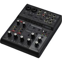 Yamaha ag06mk2 b  black 6 channel mixer thumb200