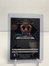 2022-23 Panini Mosaic - Silver Prizm #226 Jeremy Sochan RC - Spurs - £9.72 GBP