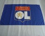 Olympique Lyonnais Flag 3x5ft Polyester Banner  - £12.71 GBP