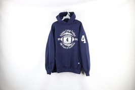 Vtg 90s Russell Athletic Mens XL Spell Out Hillsdale College Football Hoodie USA - £75.13 GBP