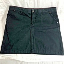 Tommy Hilfiger Womens Sz 14 Black Skirt 100% Cotton  - £14.00 GBP