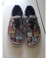 Vans Off The Wall Youth Size 3 StarWars Lace-Up Casual Skate Shoes - £12.45 GBP