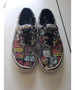 Vans Off The Wall Youth Size 3 StarWars Lace-Up Casual Skate Shoes - $21.50 CAD