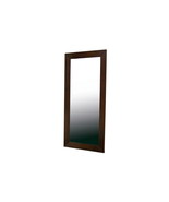 Sereno Dark Brown Rubberwood Frame Modern Mirror - Rectangle - $5,420.95 MXN