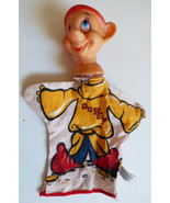 VTG 1960&#39;s Walt Disney Character Dopey by Gund Hand Puppet Vinyl Head 11&quot; - £27.63 GBP