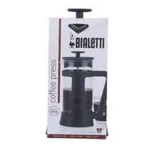 Travel Bialetti Coffee Press 3 Cup 12oz Removable Glass Home Coffee Ital... - £11.86 GBP