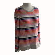 Long Sleeve lightweight gray multicolor stripped ladies sweater Gap Size... - £18.44 GBP