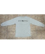 UM Michigan Football Long Sleeve T Shirt Helmet Logo Gray Mens Medium Ex... - €15,30 EUR