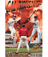 N) Vintage Starline Cal Ripken Jr. Consecutive Game Streak Record Poster... - £4.74 GBP