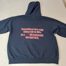 Gildan Ultra Blend LANCER SOFTBALL Men's Blue Hoodie Pullover Sweatshirt Size M image 11