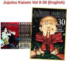 Jujutsu Kaisen Vol. 0-30 Manga Single English Version Comic Complete Ser... - $20.81