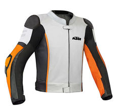 KTM Mens Motorbike Racing Leather Jacket MOTOGP Motorcycle Biker Leather Jackets - £116.14 GBP