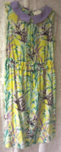 Kate Spade Women&#39;s Floral Print Peter Pan Collar Sleeveless Mini Dress S... - £25.13 GBP